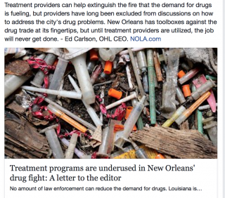OHL Letter to Editor: Focus on Drug Demand - Letter to the Editor: Focus on Drug Demand